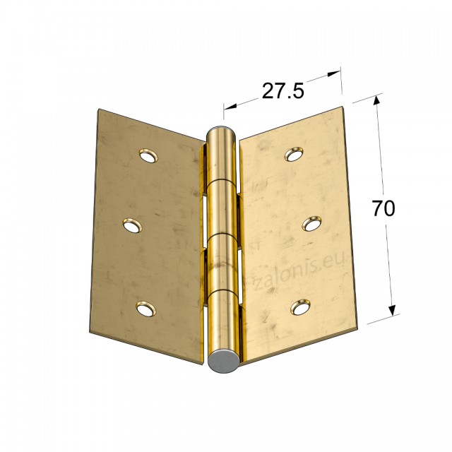 STEEL FLAT HINGE 70x55 ITALY